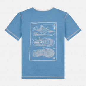 Топы New Balance 574 Diagram Tee в Москве - nevtrende.com | фото