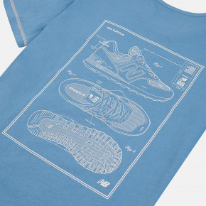 Топы New Balance 574 Diagram Tee в Москве - nevtrende.com | фото