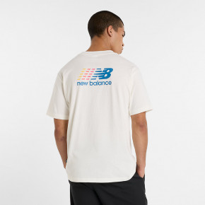 Рубашки New Balance Athletics Multi Color Logo T-Shirt в Москве - nevtrende.com | фото