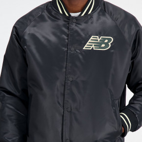 Верхняя одежда New Balance Athletics Varsity Satin Bomber Jacket в Москве - nevtrende.com | фото