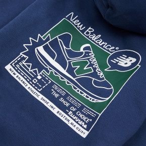 Топы New Balance BB Sneaker Poster Hoodie в Москве - nevtrende.com | фото