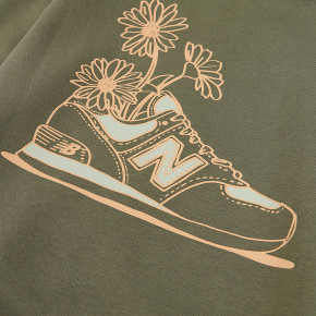 Топы New Balance Brush Back Floral Sneaker Back Graphic Hoodie в Москве - nevtrende.com | фото