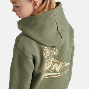 Топы New Balance Brush Back Floral Sneaker Back Graphic Hoodie в Москве - nevtrende.com | фото