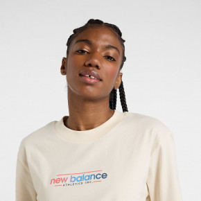 Рубашки New Balance Center Multi Color Cropped T-Shirt в Москве - nevtrende.com | фото