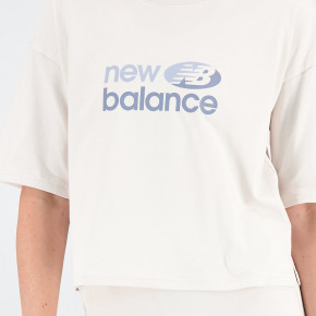 Рубашки New Balance Essentials Reimagined Dual Colored Cotton Jersey Boxy T-Shirt в Москве - nevtrende.com | фото