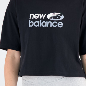 Рубашки New Balance Essentials Reimagined Dual Colored Cotton Jersey Boxy T-Shirt в Москве - nevtrende.com | фото