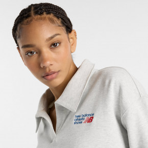 Толстовки и свитшоты New Balance French Terry Polo Sweatshirt в Москве - nevtrende.com | фото