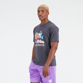 Рубашки New Balance Hoops Cotton Jersey Short Sleeve T-shirt в Москве - nevtrende.com | фото