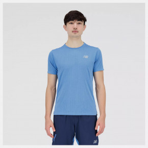 Рубашки New Balance Impact Run Short Sleeve в Москве - nevtrende.com | фото