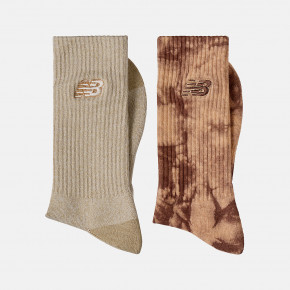 Носки New Balance Lifestyle Tie Dye Midcalf Socks 2 Pack в Москве - nevtrende.com | фото