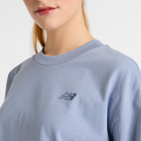 Рубашки New Balance Logo Oversized Jersey T-Shirt в Москве - nevtrende.com | фото