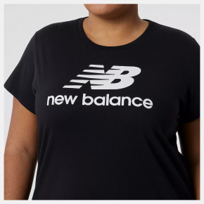 Рубашки New Balance NB Essentials Stacked Logo Tee в Москве - nevtrende.com | фото