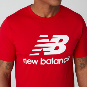 Рубашки New Balance NB Essentials Stacked Logo Tee в Москве - nevtrende.com | фото