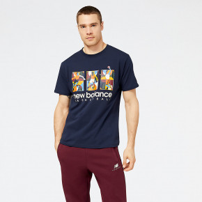 NB Hoops Abstract Graphic T-Shirt в Москве - nevtrende.com | фото