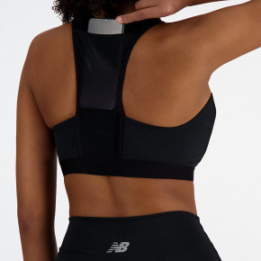 Спортивные топы New Balance NB Sleek Medium Support Pocket Zip Front Bra в Москве - nevtrende.com | фото