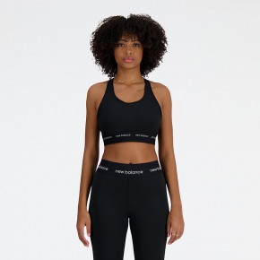 Спортивные топы New Balance NB Sleek Medium Support Sports Bra в Москве - nevtrende.com | фото