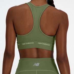 Спортивные топы New Balance NB Sleek Medium Support Sports Bra в Москве - nevtrende.com | фото