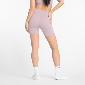 Шорты New Balance NB Sleek Pocket High Rise Short 6" в Москве - nevtrende.com | фото