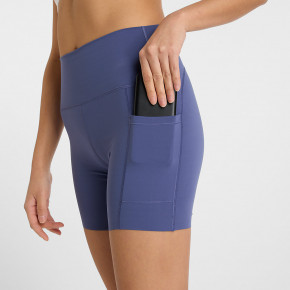 Шорты New Balance NB Sleek Pocket High Rise Short 6" в Москве - nevtrende.com | фото