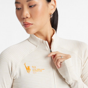 Рубашки New Balance NYC Marathon Athletics Heat Grid Half Zip в Москве - nevtrende.com | фото