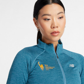 Рубашки New Balance NYC Marathon Athletics Heat Grid Half Zip в Москве - nevtrende.com | фото