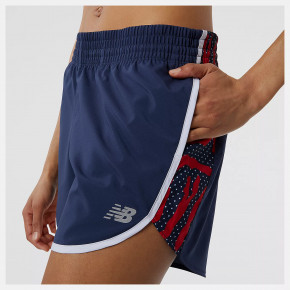 Шорты New Balance Printed Accelerate 5 inch Short в Москве - nevtrende.com | фото