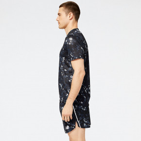 Рубашки New Balance Printed Impact Run Short Sleeve в Москве - nevtrende.com | фото