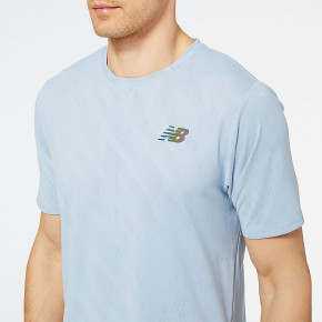 Рубашки New Balance Q Speed Jacquard Short Sleeve в Москве - nevtrende.com | фото