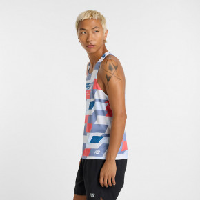 Рубашки New Balance United Airlines NYC Half Printed Run Singlet в Москве - nevtrende.com | фото