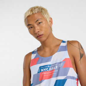 Рубашки New Balance United Airlines NYC Half Printed Run Singlet в Москве - nevtrende.com | фото